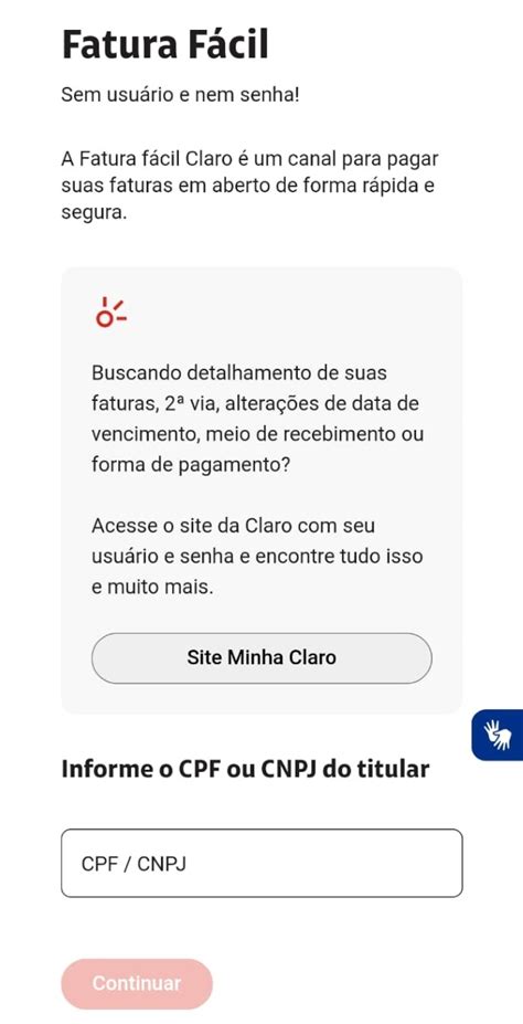 sigho claro|Como solicitar a 2ª via de conta .